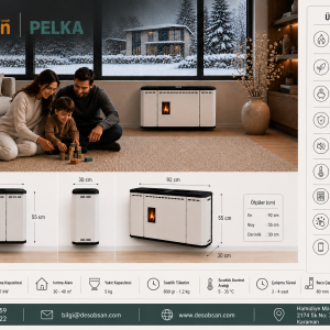 Fan Coil Tipi Pelet Sobası